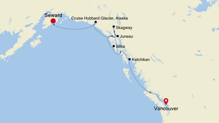 Luxury Cruise From Seward Anchorage Alaska To Vancouver 02 Jul