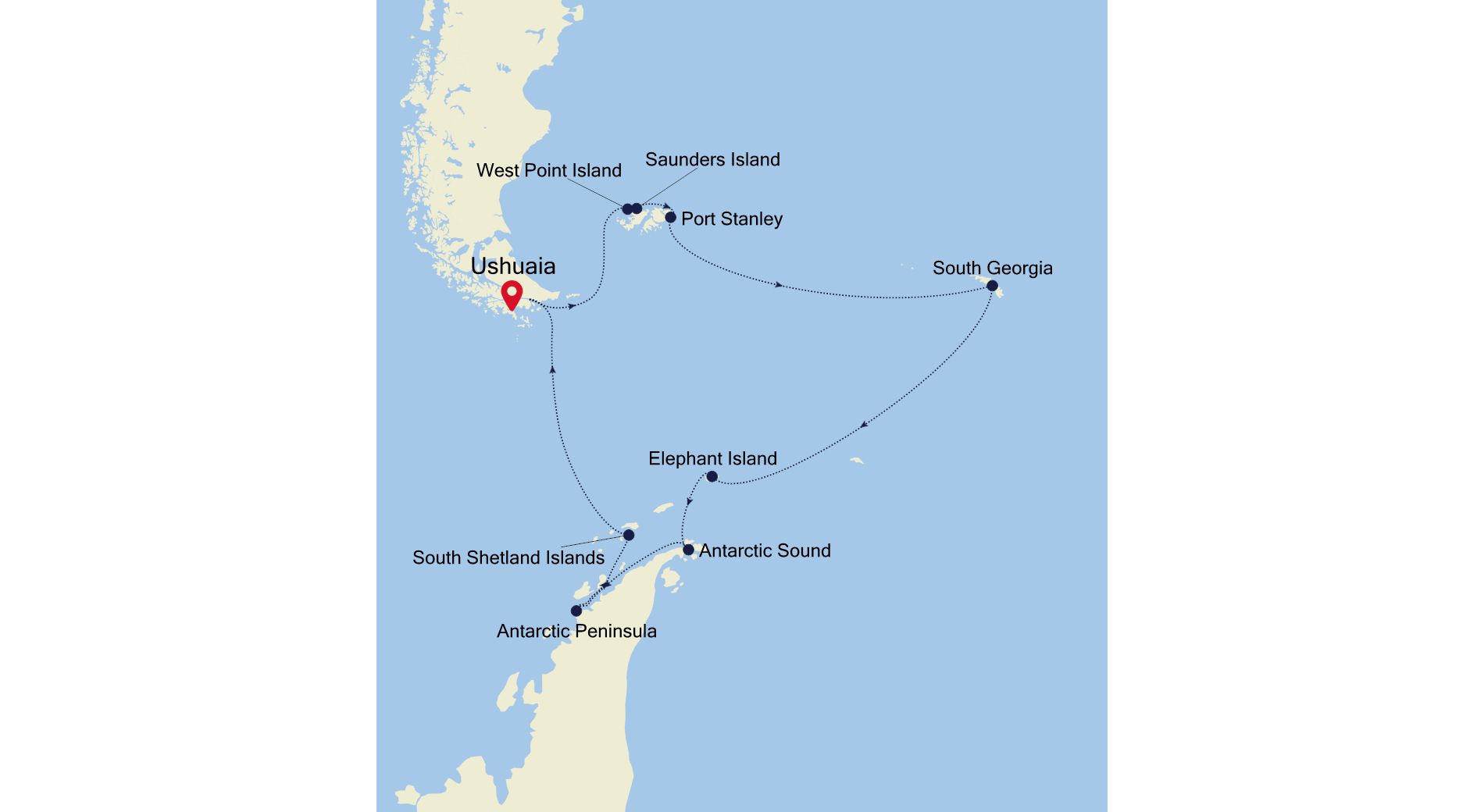 Luxury Cruise From Ushuaia To Valparaiso 30 Jan 2021