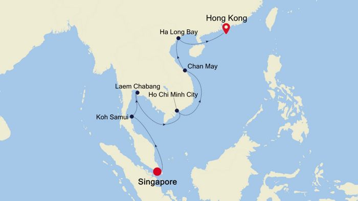 Luxury Cruise From Singapore To Hong Kong 07 Dec 2019 5935 Singapore To Hong Kong