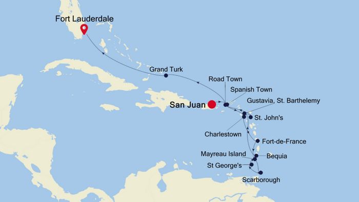 Luxury Cruise From San Juan To Fort Lauderdale Florida 04 Dec 2020 Silversea