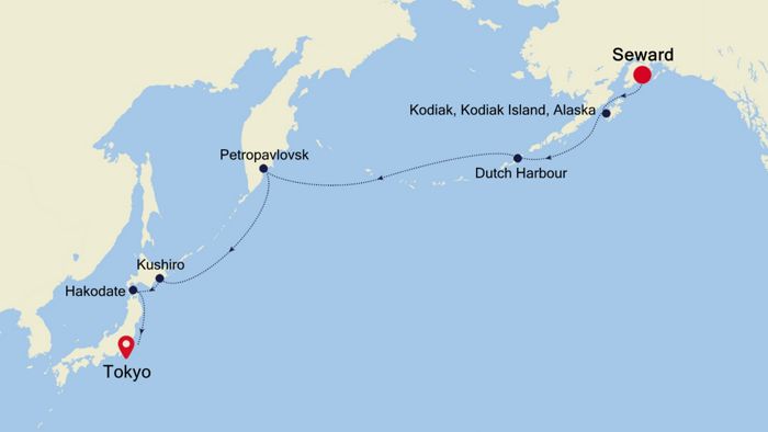Luxury Cruise From Seward Anchorage Alaska To Tokyo 29 Aug 2021
