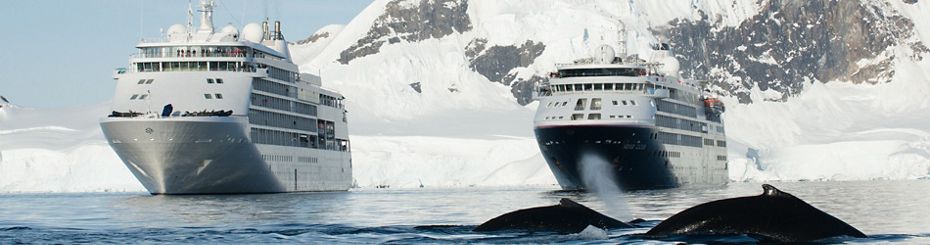 TWO SILVERSEA SHIPS MEET AS SILVER WHISPER BECOMES FIRST-EVER SHIP TO VISIT ANTARCTICA ON A WORLD CRUISE TWO SILVERSEA SHIPS MEET AS SILVER WHISPER BECOMES FIRST-EVER SHIP TO VISIT ANTARCTICA ON A WORLD CRUISE