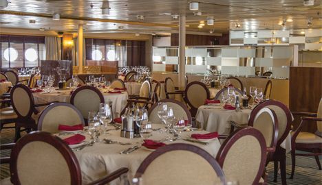 silversea discoverer restaurant silver