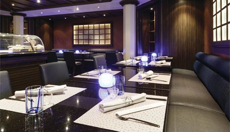 spirit silversea seishin silver restaurant luxury ship cruise ships