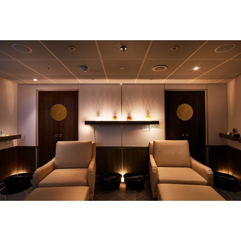 design and cafe layout Spirit, Silversea Spa, Silver Silversea Zagara