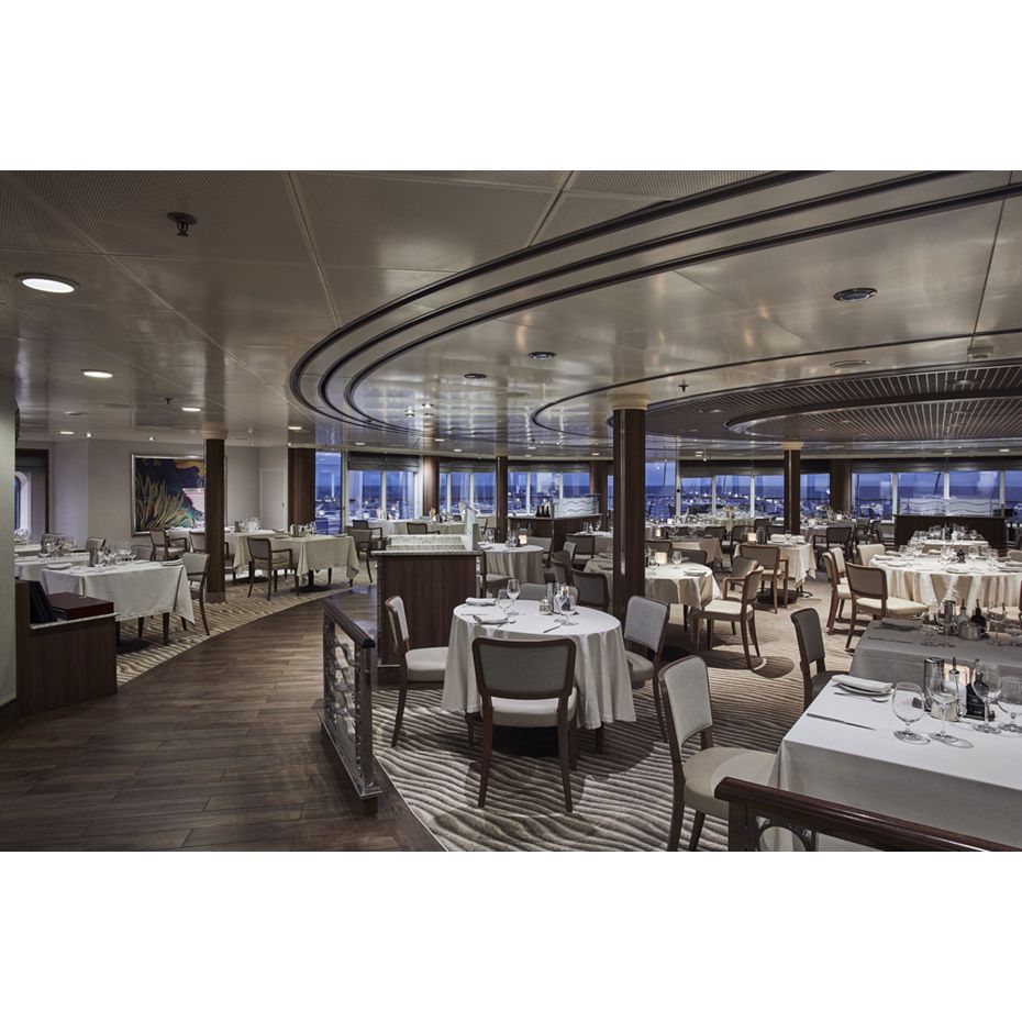 silversea cruise dining